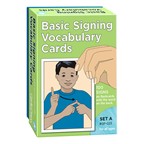 Basic Signing Vocabulary Cards - Set A